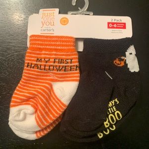 Carter’s Just for You First Halloween socks 0-6 months
